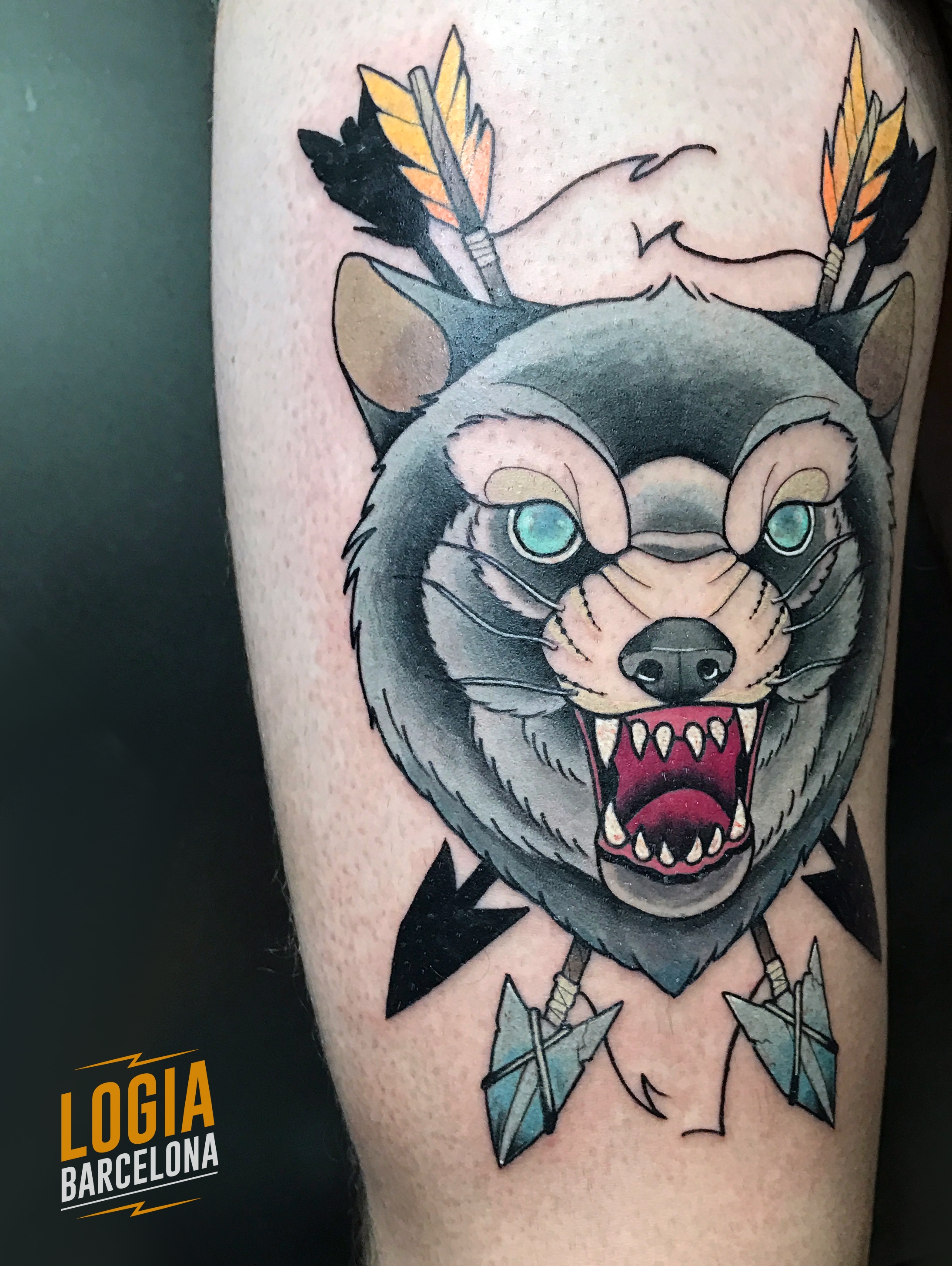 Salvajes y únicos: Tatuajes de lobos | Logia Tattoo Barcelona