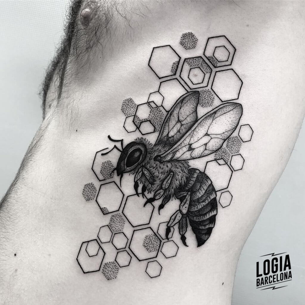 tatuajes de abejas Logia Barcelona