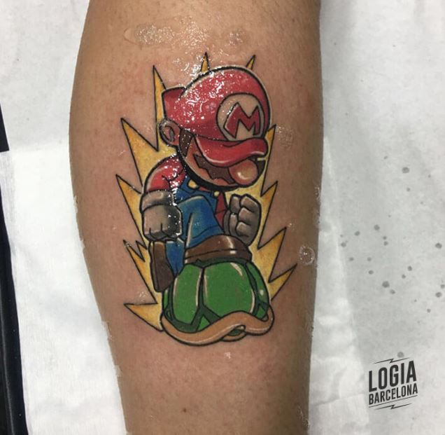 tatuaje super mario Koopa - Logia Barcelona