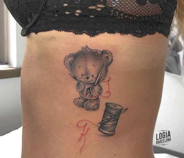 Tatuajes de muñecas Teddy osito de peluche - Giulia del Bianco - Logia Barcelona