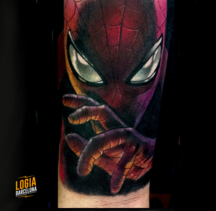 tattoo de spiderman Maxi Pain 