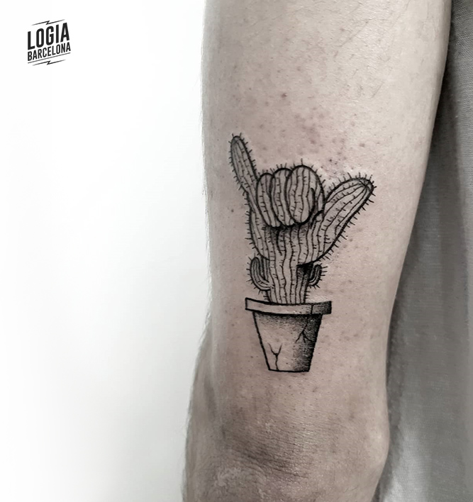 tatuaje cactus - Logia barcelona