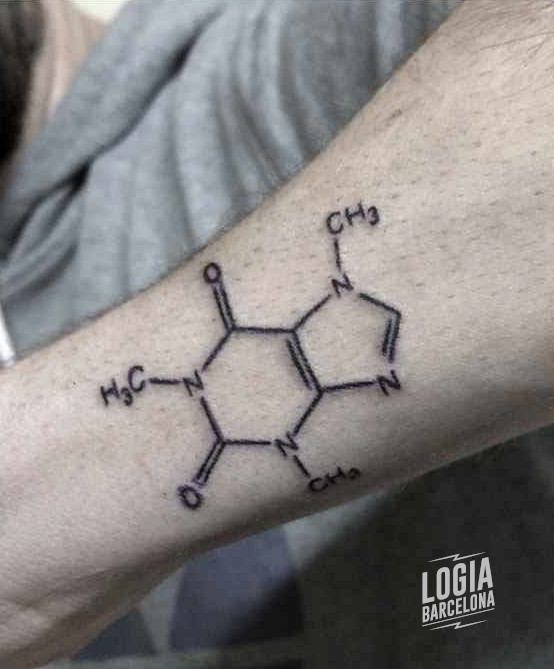 tatuajes para hombres pequeños formula quimica