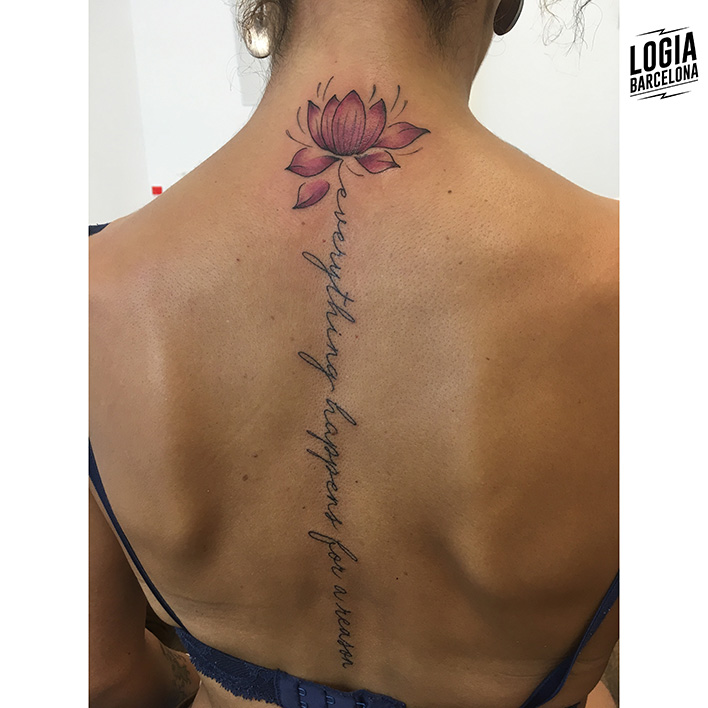 tatuaje espalda lettering loto logia barcelona moskid