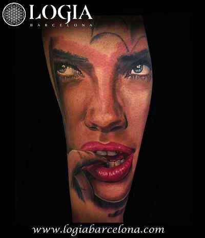 Tatuaje www.logiabarcelona.com Tattoo Ink cara 000028