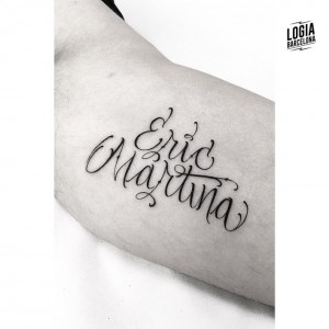 Lettering tattoo walk in - Logia Barcelona