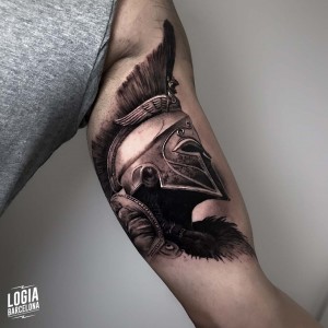 tatuaje_brazo_espartano_logiabarcelona_davids