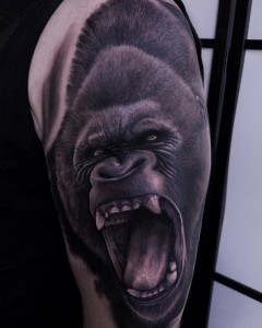 tatuajes_realistas_color_gorila