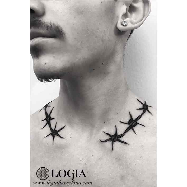tatuaje-cuello-alambrada-moskid-logia-barcelona 