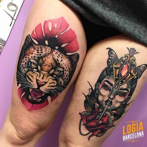 tatuaje_muslos_tigre_guerrera_nastia_logia_barcelona 
