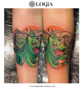tatuaje-brazo-pokemon-bulbasaur-logia-barcelona-nimu 