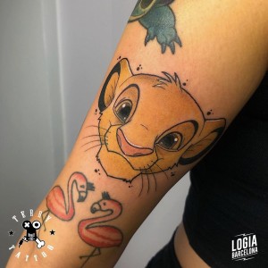 tatuaje_brazo_lyon_king_simba_terry_logiabarcelona 