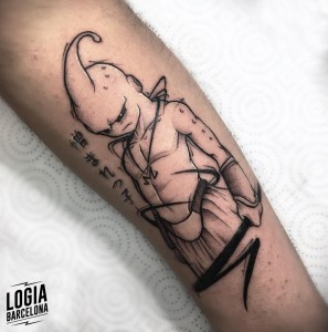 tatuaje_brazo_boo_dragonball_logia_barcelona_yeik 