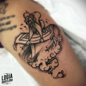 tatuaje_muslo_abu_aladdin_disney_logia_barcelona_yeik 